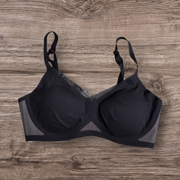 Honeylove Black V-Neck Bra with Adjustable Straps - Picture 4 of 6